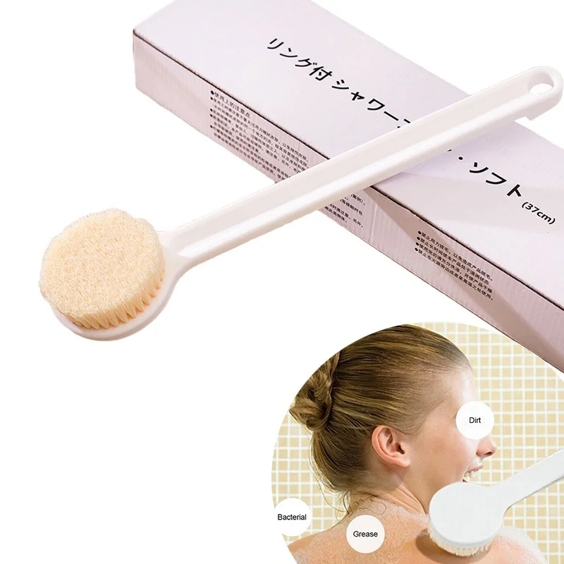 Sunshine Xiaomi Long Handle Bath Brush Back Rub Back Bath Scrub Magic Massage Shower Brush Bathroom Tool Body Cleaning