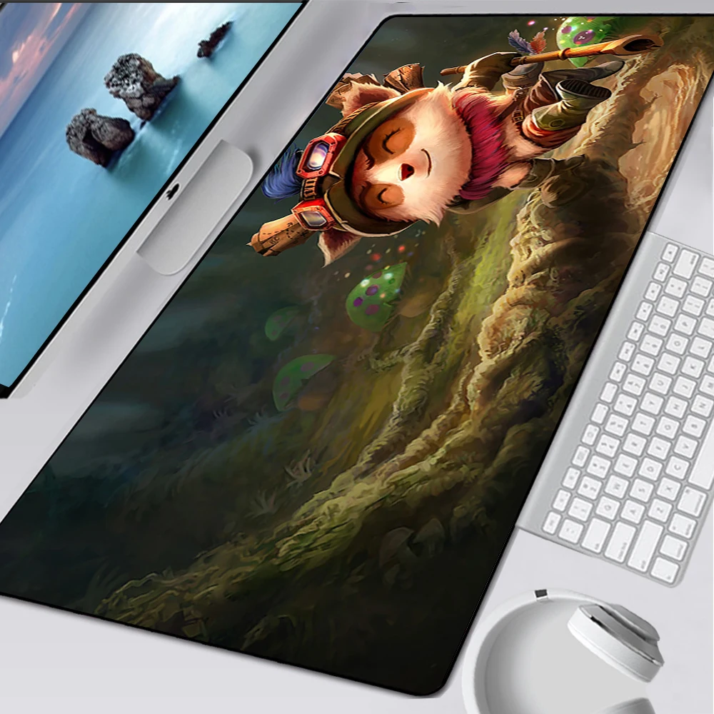 Large Gaming Mouse Pad Computer Mousepad PC Gamer Mouse Mat Laptop Mausepad League of Legends Teemo Carpet Keyboard Mat Desk Pad