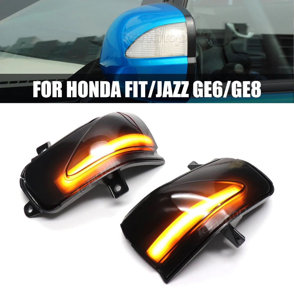 Dynamic Led Side Mirror Turn Signal Light Indicator Lamp For FIT JAZZ GE6 GE8 HYBRID GP1 Sequential Blinker For Insight ZE2 2013