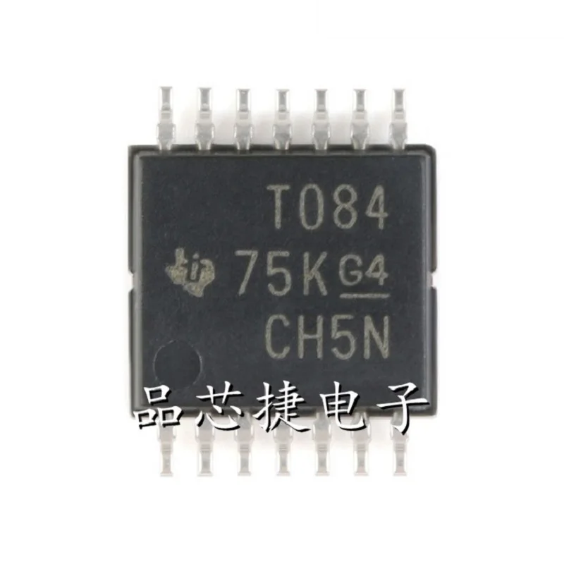 

10pcs/Lot TL084CPWR Marking T084 TSSOP-14 JFET-Input Operational Amplifiers