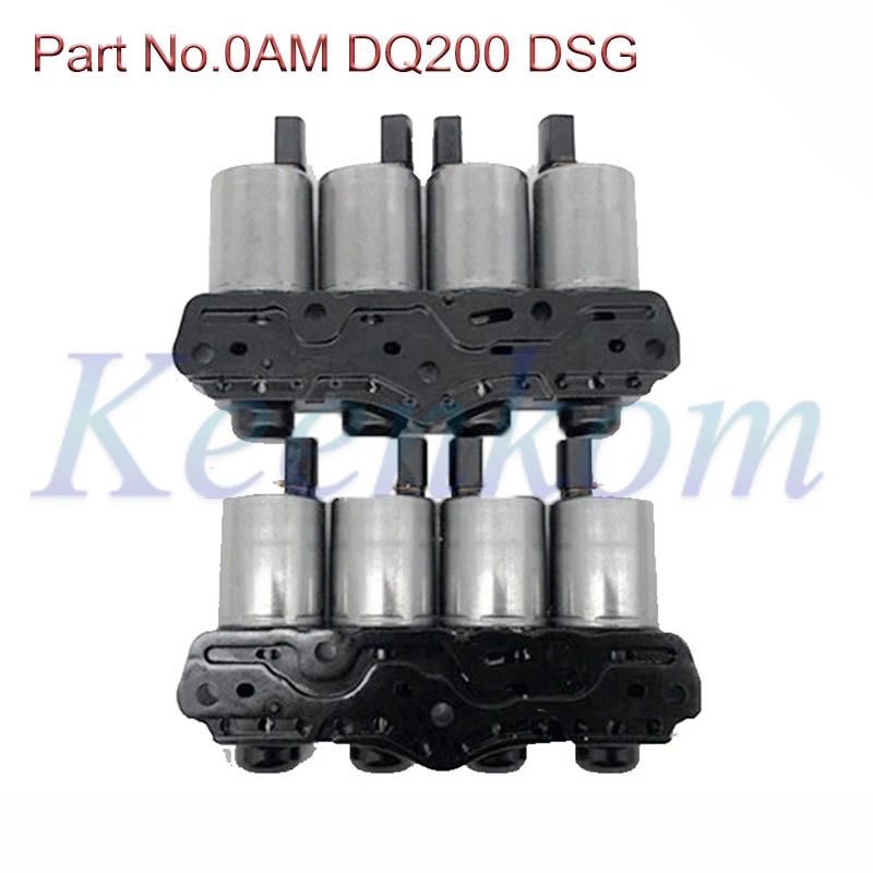 0AM DQ200 DSG 2pcs 7 Speed Transmission Solenoid Pack Transmission Solenoids Kit For Audi V W AUDI Skoda Seat Passat 7 FWD CA