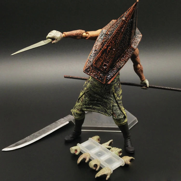 Silent Hill Action Figure Pyramid Head Figma PVC 150mm Collectible Model Toy Anime Movie Silent Hill Pyramid Head