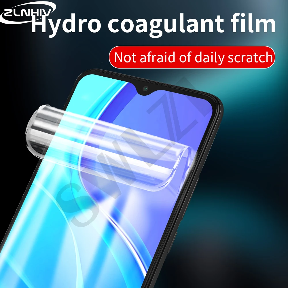 ZLNHIV soft full cove for redmi note 8 8T pro phone screen protector 8A protective hydrogel film Not Glass