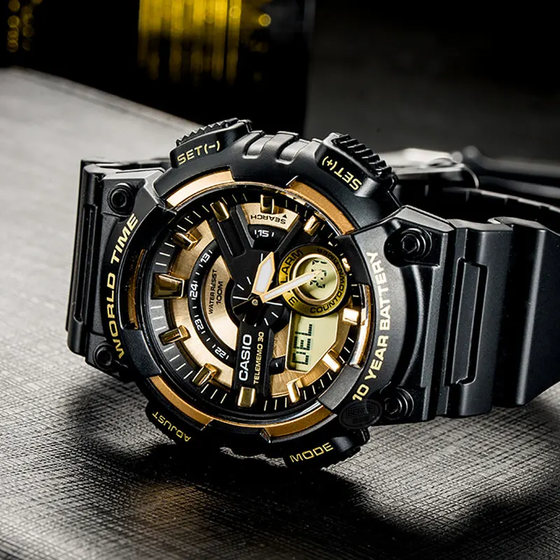 Reloj Casio Mejor venta de explosiones reloj hombres marca top lujo militar relogio reloj digital deporte 100m Reloj de cuarzo impermeable hombres