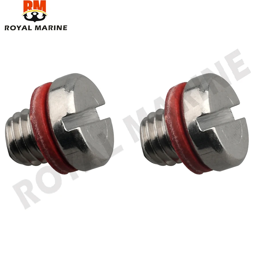 90340-08002-00 Edelstahl Stecker, marine Schraube Für Yamaha Außenbordmotor Motor 90340-08002 BOOT MOTOR TEILE