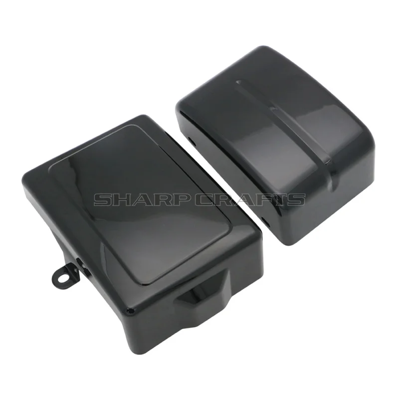 2 pcs Motorcycle Fairing Battery Side Cover For Harley Dyna Fat Bob Switchback FLD Super Wide Glide FXD FXDWG Street Bob FXDB