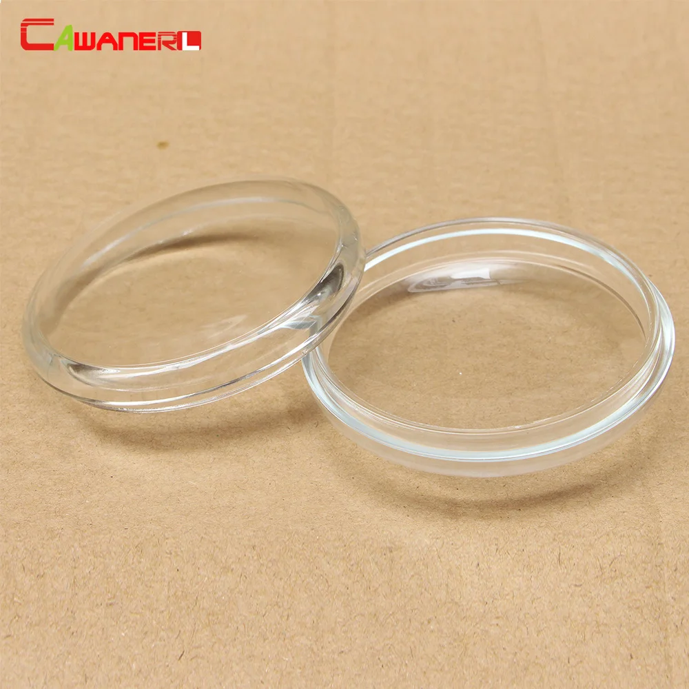 Cawanerl For Peugeot 107 301 308 408 207 307 3008 407 607 2008 4007 4008 5008 Car Round 90mm Fog Light Glass Cover Lens Styling