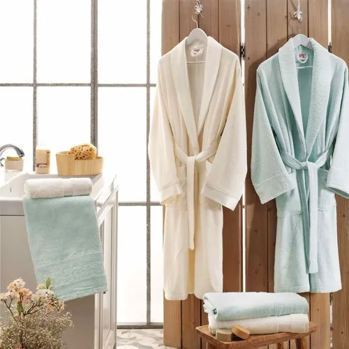 Family Robe Set Shower Bathe Towel For Soft Robe Turkish Made In Turkey Manufacture Special Healthy Kurulanma