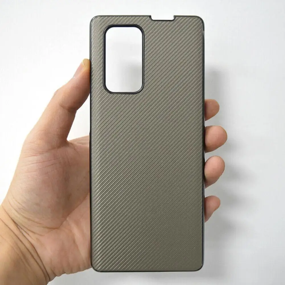 Estojo de couro em fibra de carbono resistente, capa à prova de choque para lg celular, asa para proteção de smartphone adequado para lg