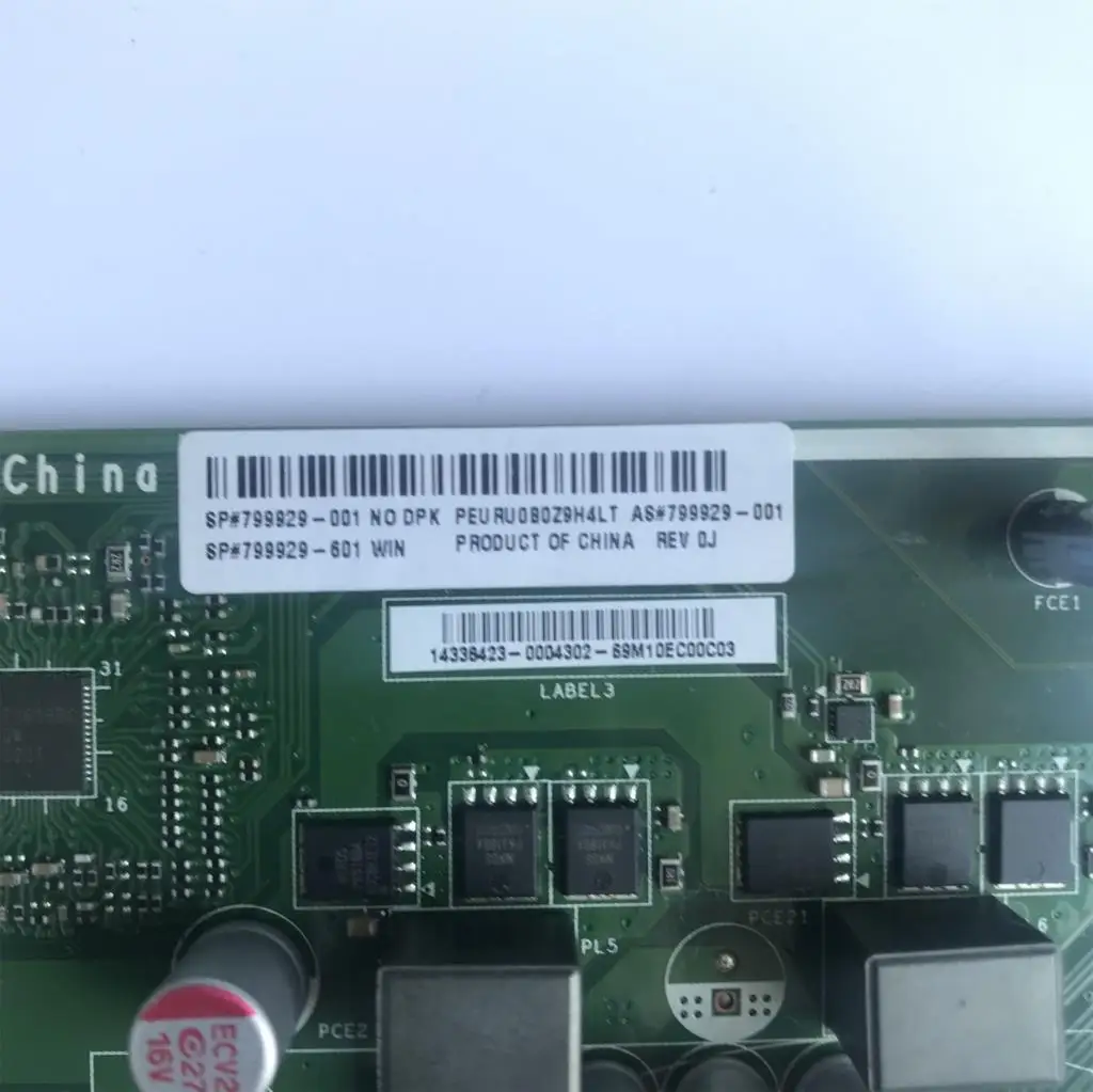 799929-601 799929-501 799929-001 Dành Cho HP Envy 750 750-114 Để Bàn Bo Mạch Chủ IPM17-DD Mainboard h170 DDR3L Thử Nghiệm Đầy Đủ Làm Việc