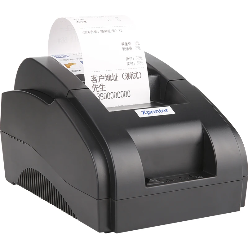 58mm Thermal Receipt Printer HIQ Protable USB&USB+Bluetooth Barcode Printer for Android IOS Ticket POS Printer Bill Machine