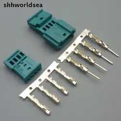 worldgolden  4Pin Tachograph plug/sensor plug /GT door light atmosphere connector,968813-9 C & 0-1452576-8 for BMW