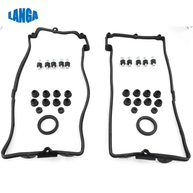 

11127513194 11127513195 OEM Valve Cover Gasket Set For BMW E65 E66 7-Series 545i 550i 645ci 650i 745i 750i X5 Left & Righ