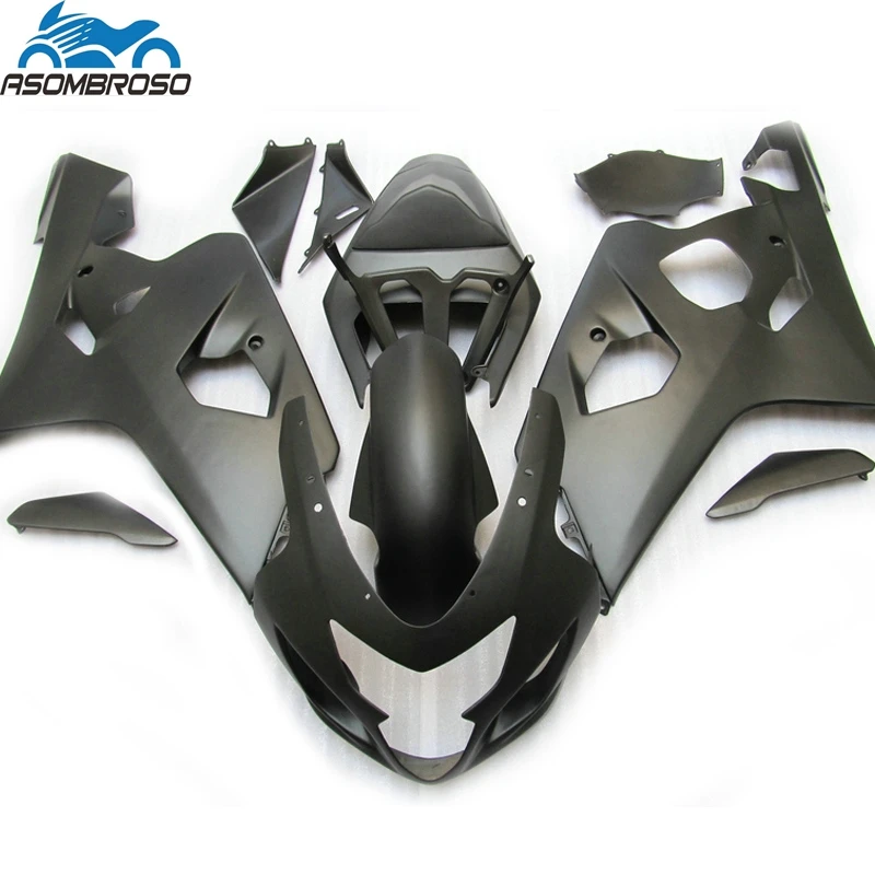 

New arrival motorcycle Fairing kit For SUZUKI K4 K5 GSXR 600 750 2004 2005 plastic black gsxr600 fairings LX73