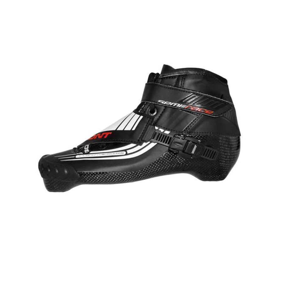 100% Original Bont Semi Race 2PT 195mm Speed Inline Skate Heatmoldable Carbon Fiber Boot Competition Racing Skating Boot Patines