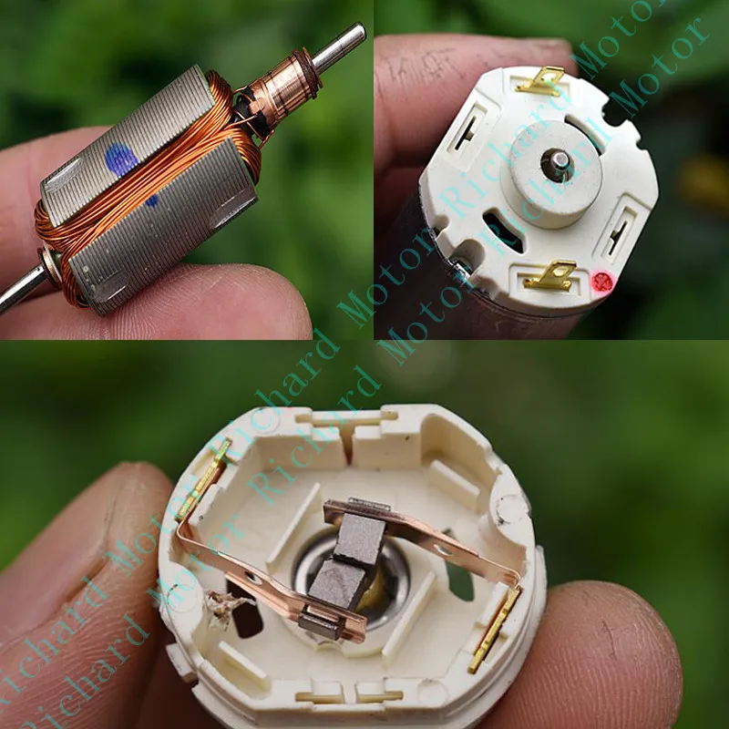 2 peças 390sa-3558 motor de alta velocidade 15200rpm dc 12v 0,4a grande potência ímã forte para auto peças de reposição de carro tipo plano