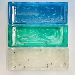 GK61X GK64X Resin Case DIY 60% Keyboard Yellow Purple Black White Blue Green Natural Resin Case For GK61X GK61XS GK64X GK64XS