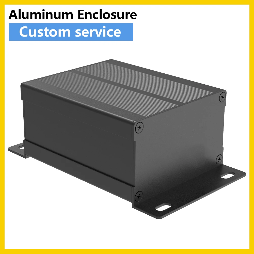 DIY Metal Project Case Junction Box Amplifier Housing Aluminium Enclosure for Electronics H09 76*46mm