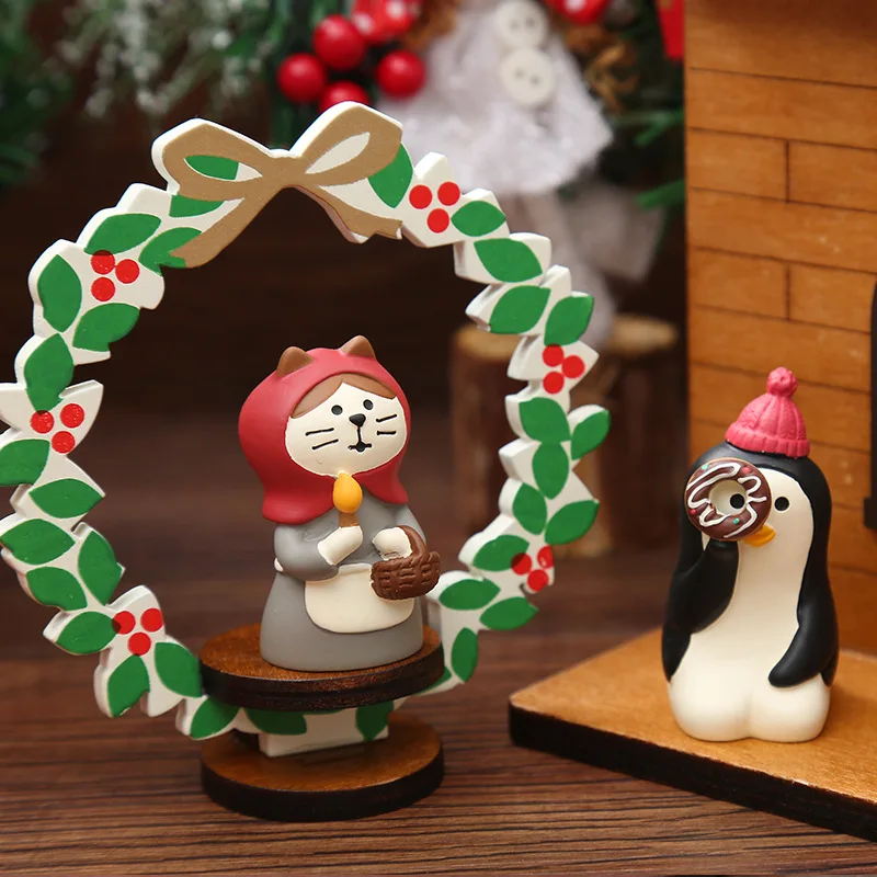 Japanese New Christmas Resin Fleshy Flowerpot Micro Landscape Decoration Santa Claus Tree Home Garden Decoration New Year 2022 - Image 3