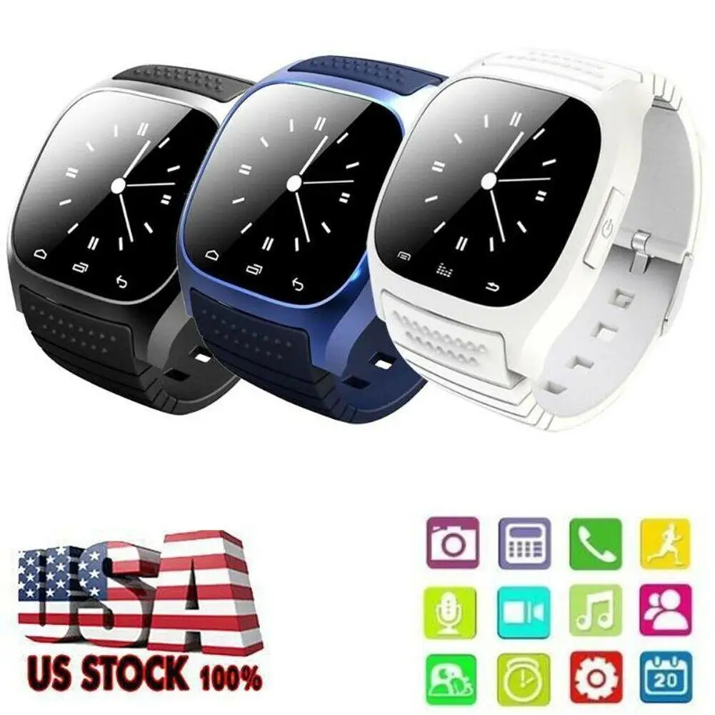 

Touch Screen Smart Watch Men Women Smartwatch Bluetooth Watch Sport Fitness Tracker Call Reminder for Android Cell Phones