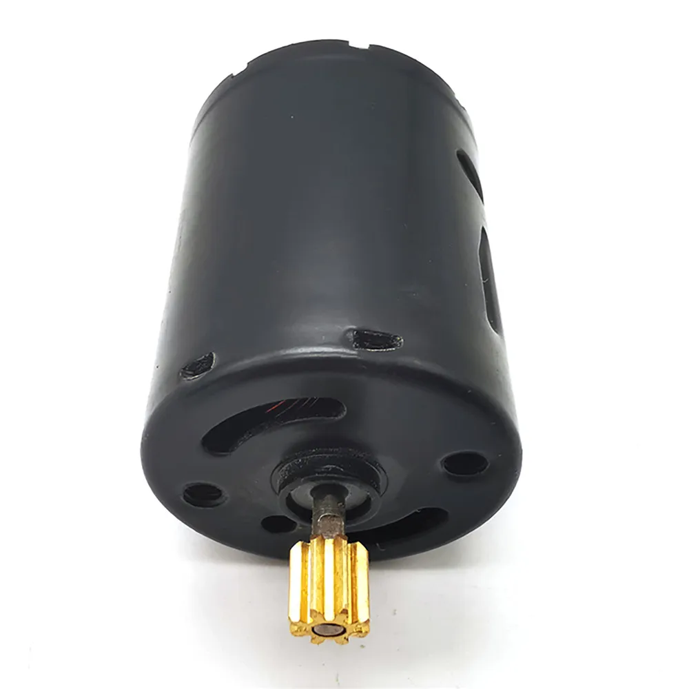 370 High-speed Motor RBR/C R321 Parts for WPL D12 Gearbox Upgrade Black Shell 370 Motor RC Model Aircraft Truck Crawler Motor