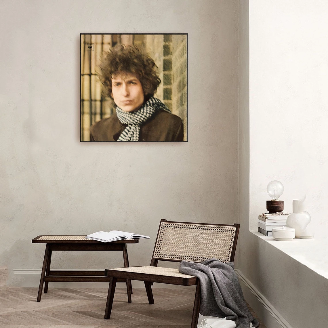 Bob Dylan - Blonde On Blonde Music Album Cover Poster Canvas Print Rap Hip Hop Music Star Singer Wall Painting Decoration