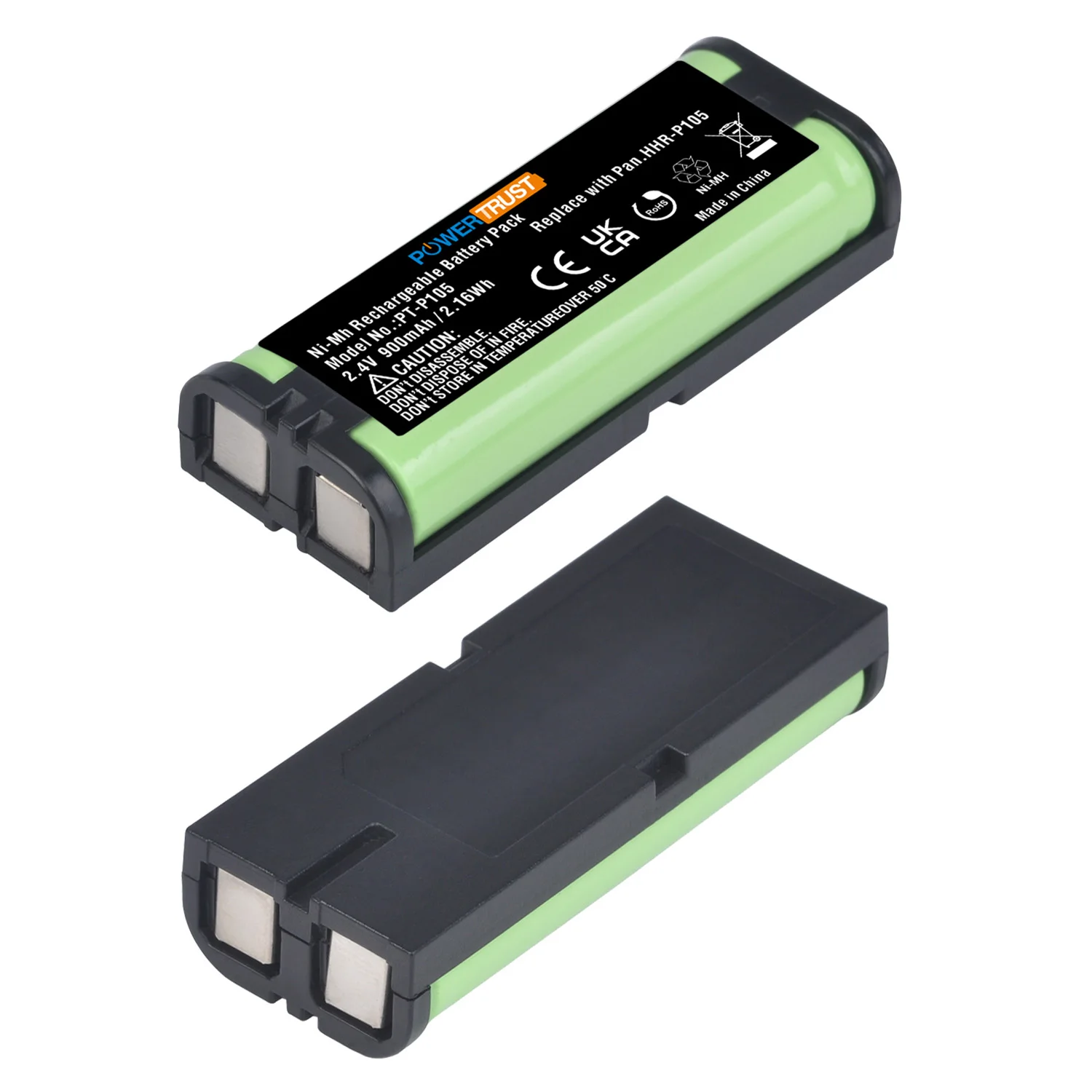 Аккумулятор HHR-P105 для беспроводного телефона Panasonic HHR-P105A, KX-TG5777, KX-TGA242, KX-TGA571 (Type 31), для домашнего телефона