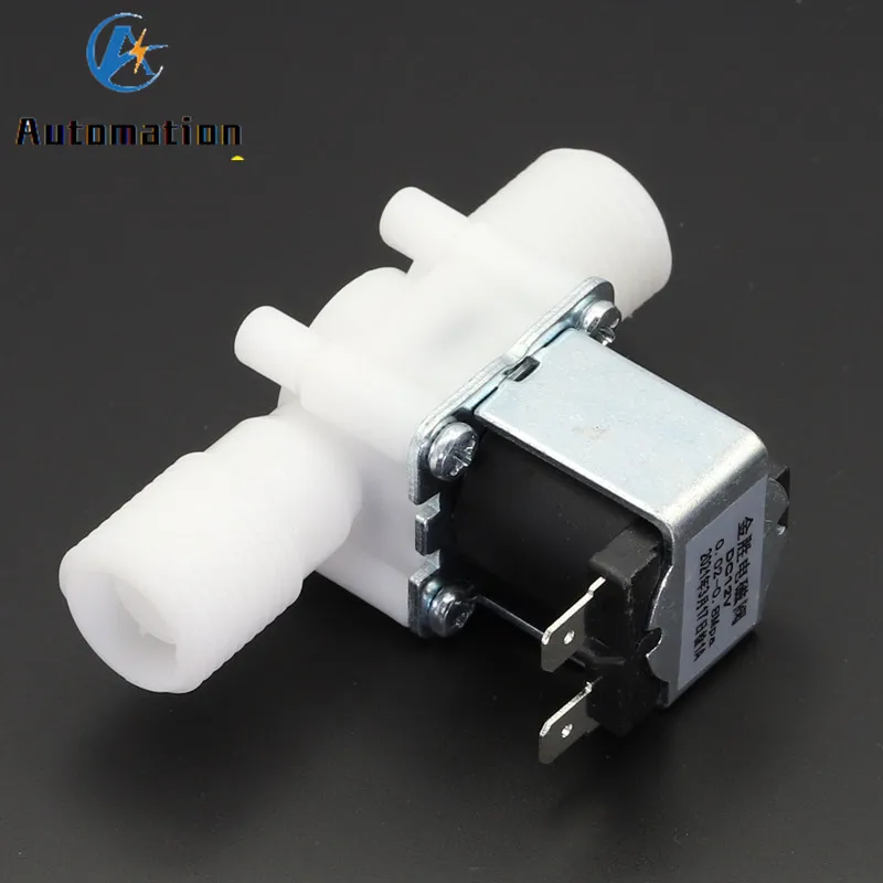1/2 "วาล์ว Solenoid พลาสติก12V 24V 220V,วาล์วน้ำ NO/NC Inlet วาล์วน้ำ/ท่อระบายน้ำวาล์วน้ำ