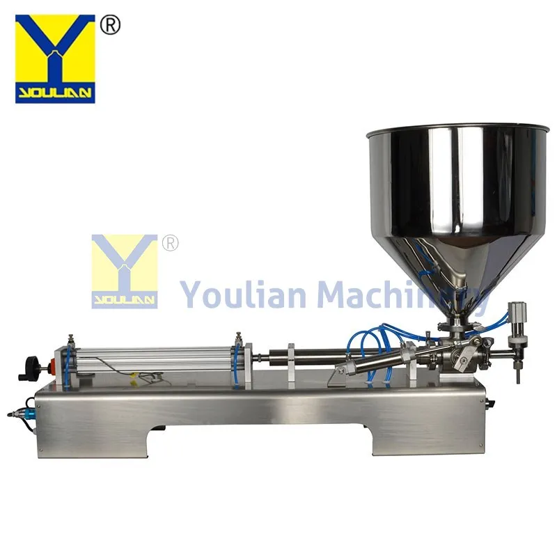 5-100ml Piston Filling machine oil filling machine paste/liquid filler SS304 food grade cream shampoo filling machine