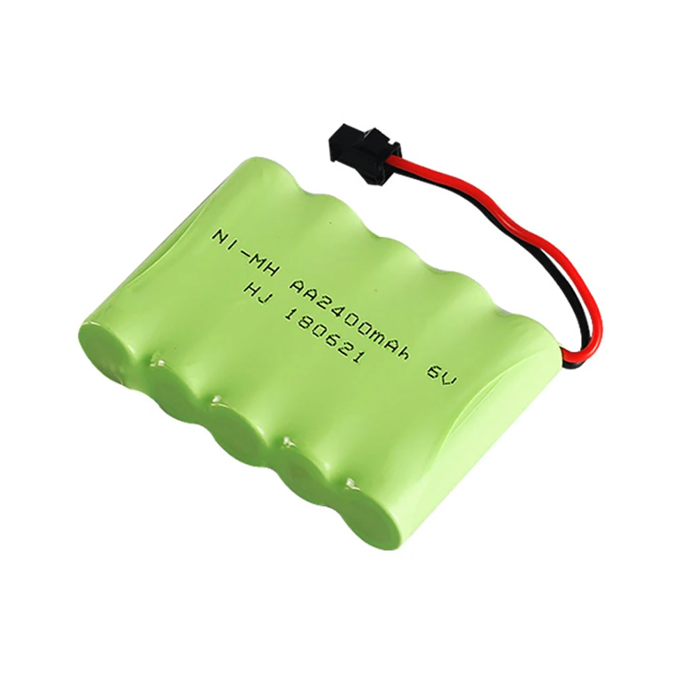 Hoge Tarief 6.0V 2400Mah Ni-Mh Batterij Voor Rc Speelgoed Auto 'S Vrachtwagens Tank Guns Rc Speelgoed Oplaadbare Aa 6.0V 2400Mah Ni-Mh Batterij