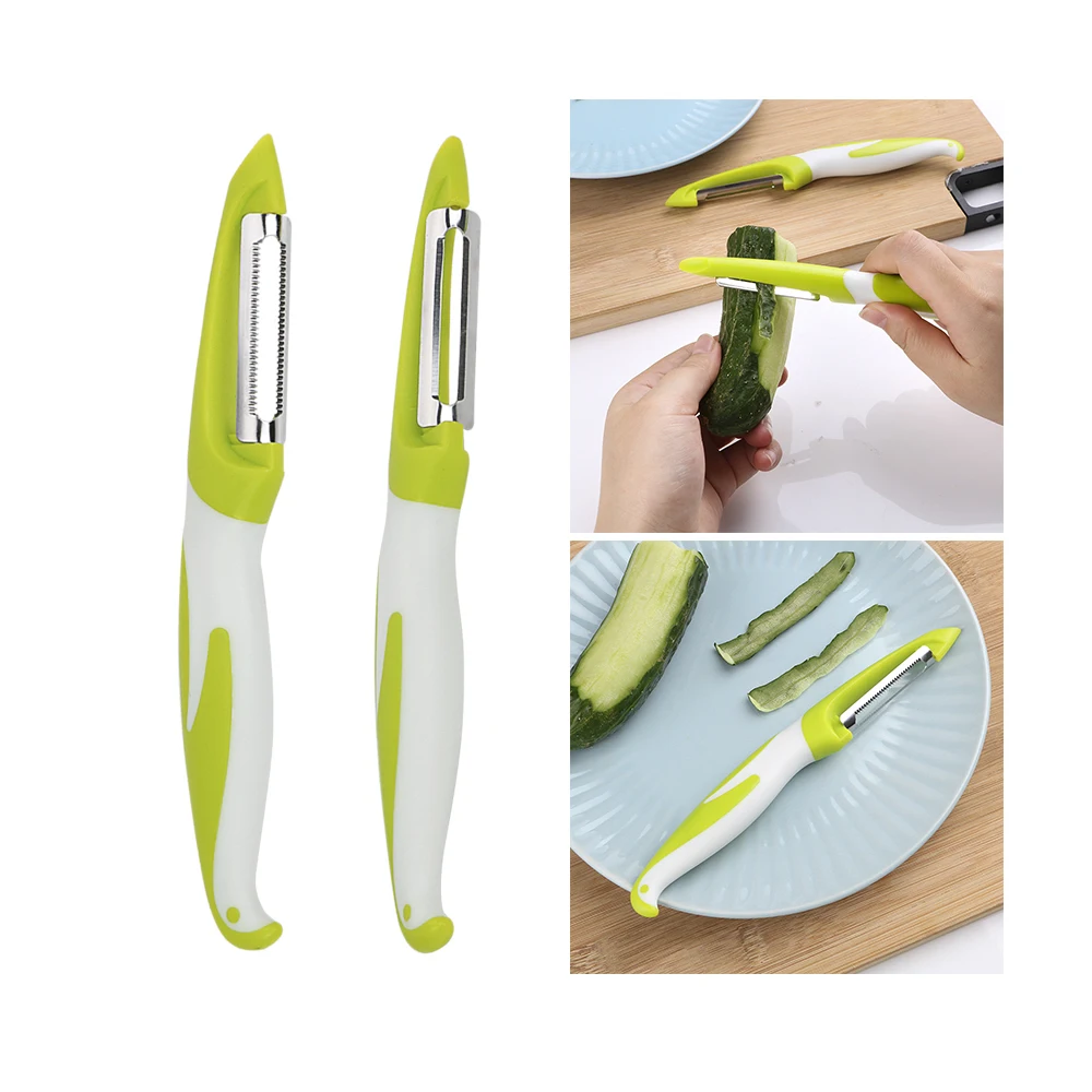 Stainless Steel Peeler Zester Vegetable Slicer Peeler Knife Gadgets Carrot Potato Fruit Shred Grater Razor Sharp Cutter