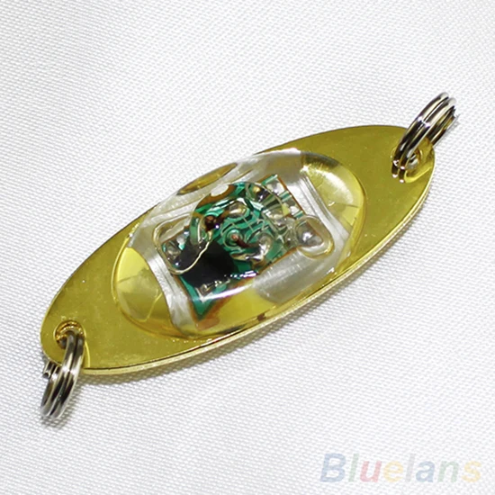LED Fishing Lures Deep Drop Underwater Eye Shape Fishing Squid Fish Lure Light Flashing Lamp 4colors Fish Lure Lamp