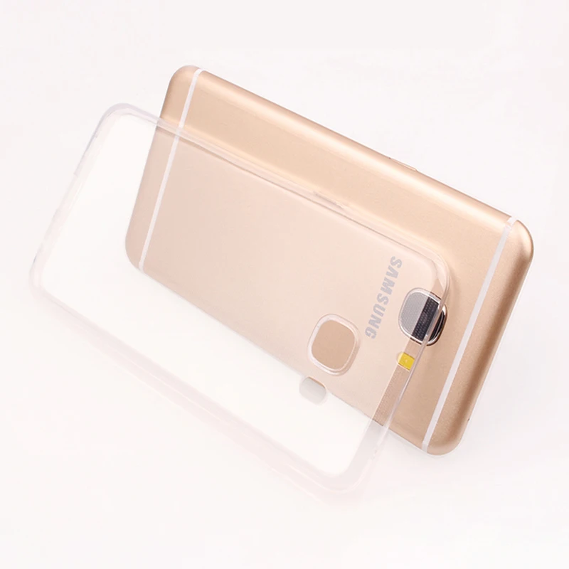 Soft Silicone Back Cover Case for Samsung Galaxy C9 C9Pro C9 Pro C9000 C9100 Crystal Transparent TPU Phone Bag Shell GalaxyC9Pro
