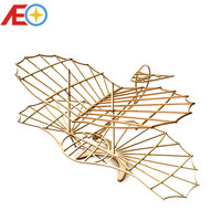 ELERC DIY Craft, Wood Furnishing Building Kits, Christmas Gift Present, Building Toys, Otto Lilienthal GliderFree Shipping