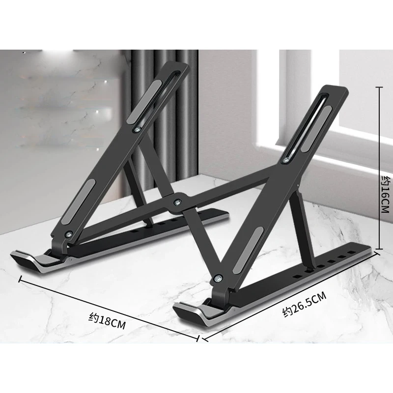 ที่วางแล็ปท็อปแบบแท็บเล็ตคอมพิวเตอร์ขาตั้งสนับสนุนปรับโน้ตบุ๊ค Bracket Bracket PC Cooling Bracket สนับสนุน