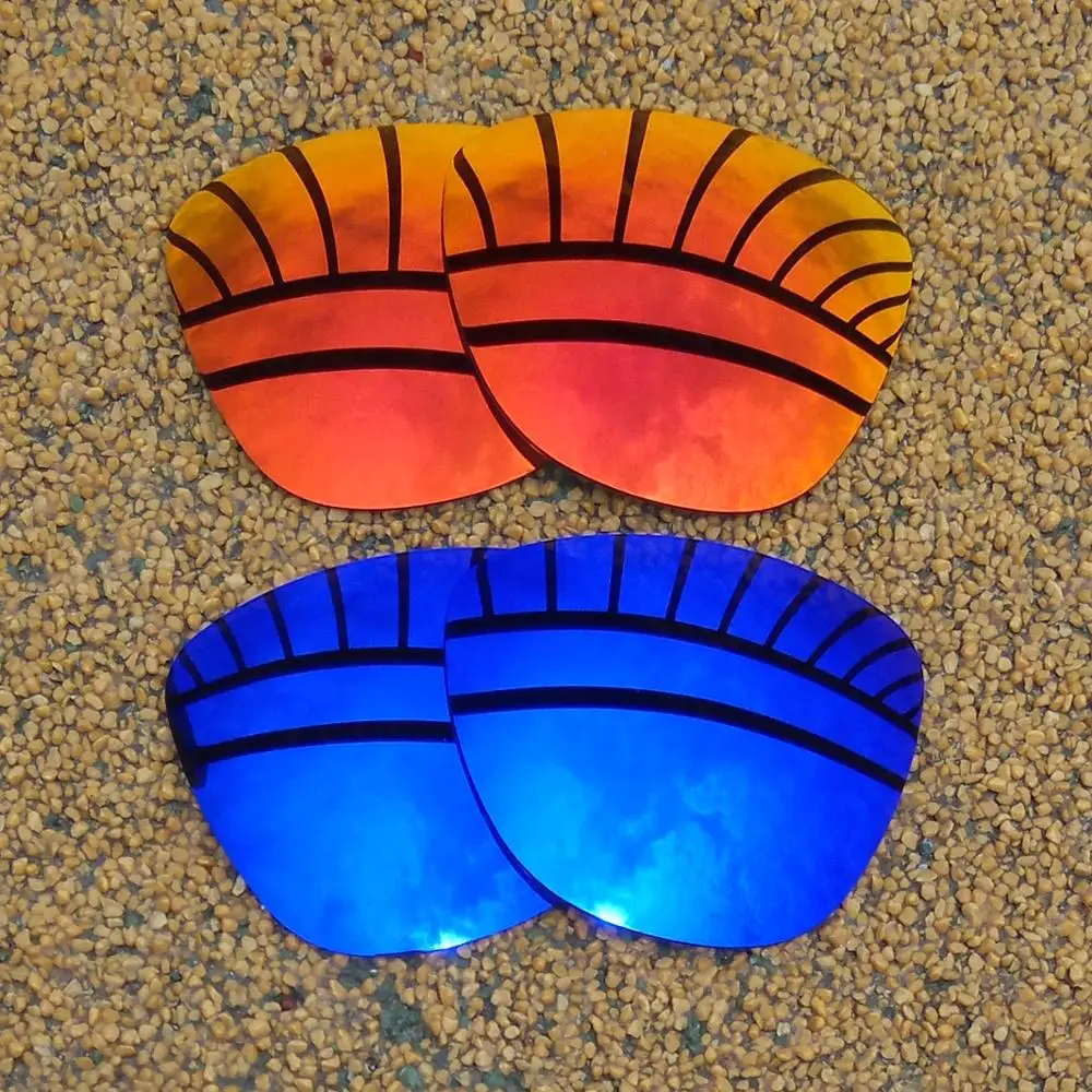 

Orange Red & Purple Mirrored Polarized Replacement Lenses for Frogskins Frame 100% UVA & UVB