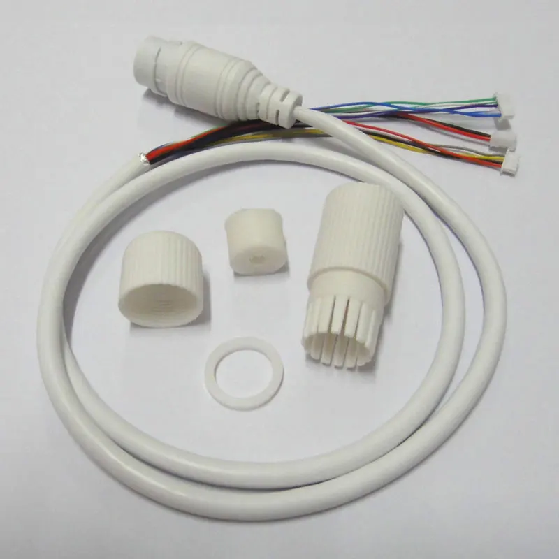 Kamera sieciowa CCTV POE IP Moduł PCB Kabel zasilający wideo 60 cm Złącze żeńskie RJ45 z końcówkami