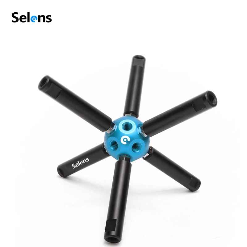 Selens Photography Equipment Multifunctional DIY Magic Ball 3/8 Hole for Studio Tripod Light Stand bracket connect stick