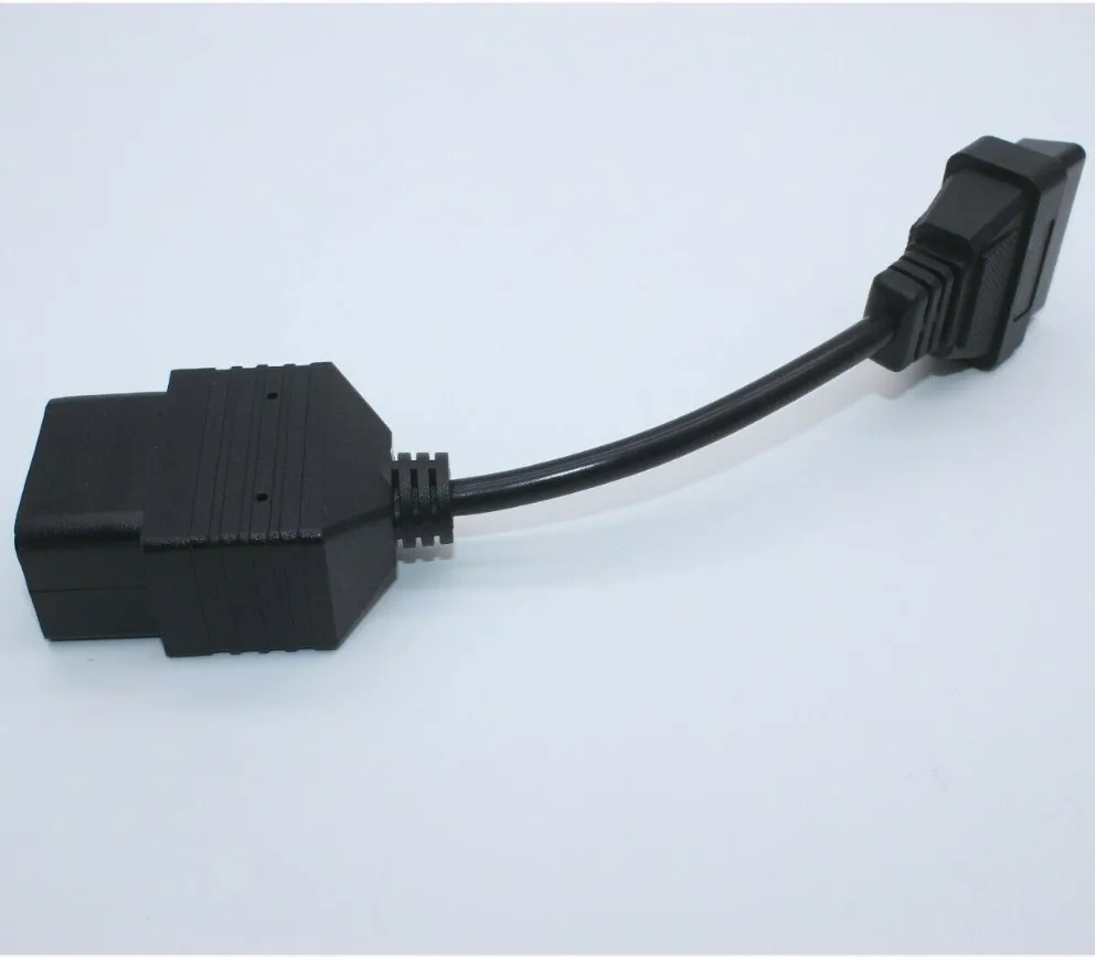 New For T-oyota 17 PIN to OBD1 OBD2 Adapter Diagnostic Cable for Toyota 17pin to 16pin OBDII Extension Cable