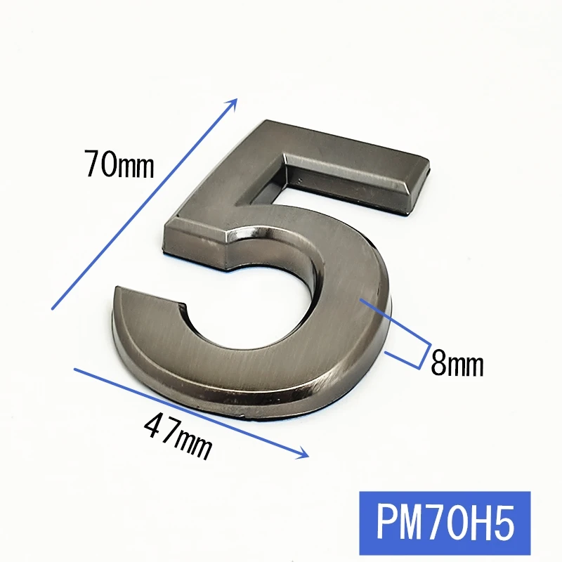 7CM Telephone Number Car Number Sticker Home House Door Number Address Hotel Room Floor Mail Box Number Label