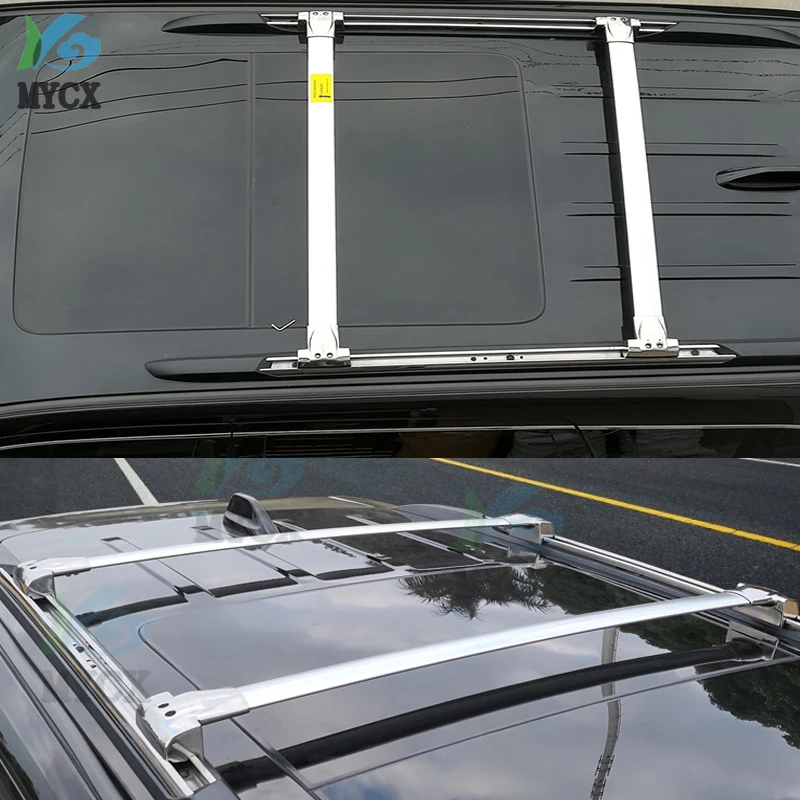 Thicken horizontal roof rack rail cross bar for Jeep Grand Cherokee 2011 2012-2021,stainless steel,super strong,can load 200kg