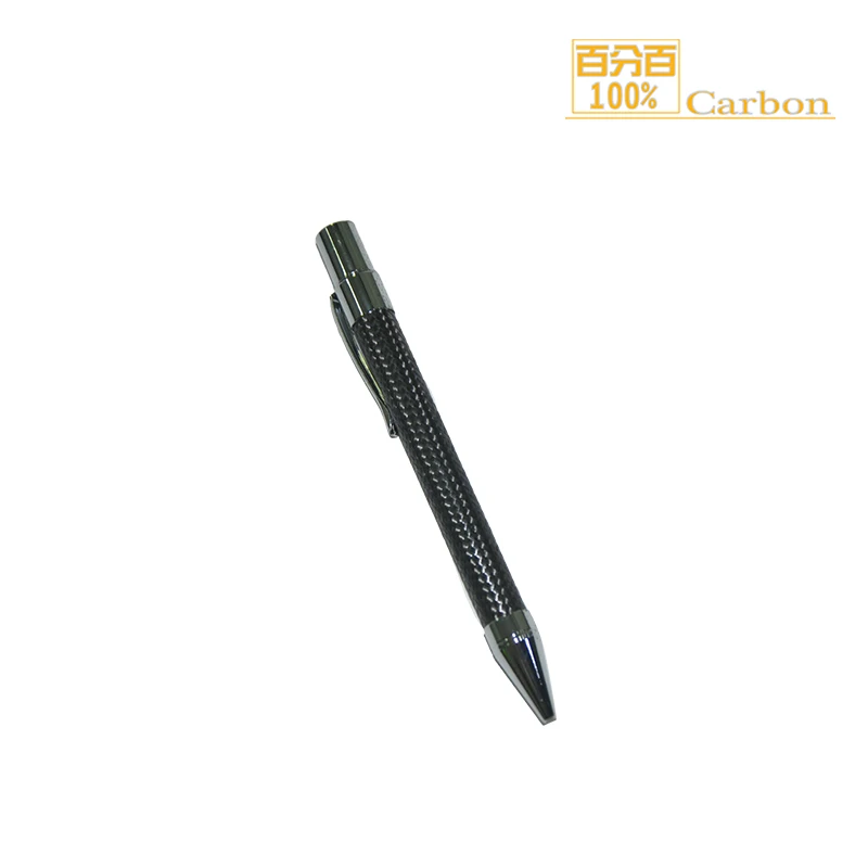 100% Carbon Store Luxury Real Carbon Fiber Ballpoint Pen Gift Souvenir Metal ball Pen Twist Open 2020 New design