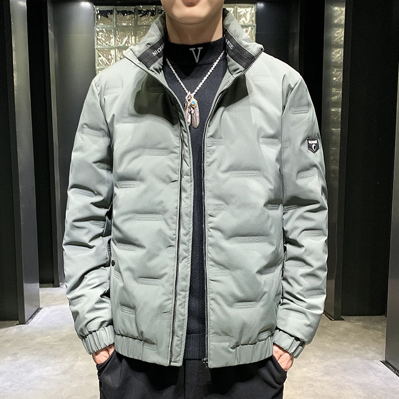 Plus Size 8XL Down Jacket Men Hip Hop Streetwear Warm Coat Youth 2020 Autumn Winter New 80% White Duck Down Jacket Male