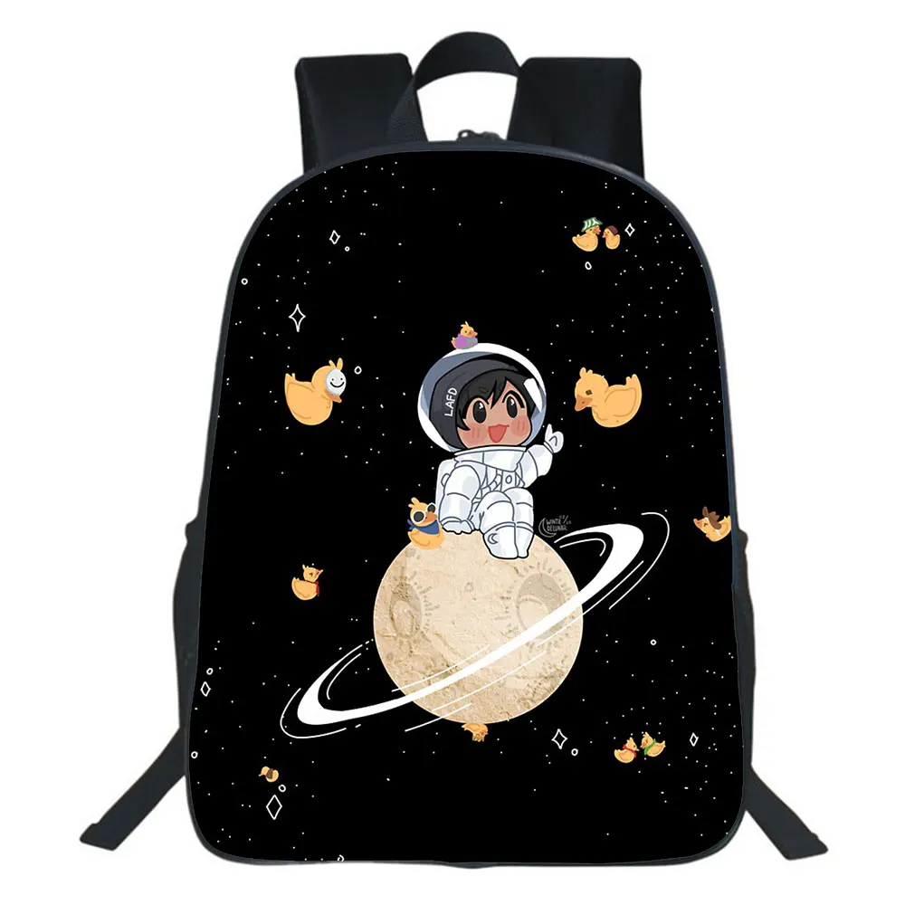 Quackity Ransel Tercinta Saya Monokuma Ransel Laptop Pria Wanita Ransel Sekolah Harian Anak Laki-laki Perempuan Tas Travel Cosplay Remaja Kartun