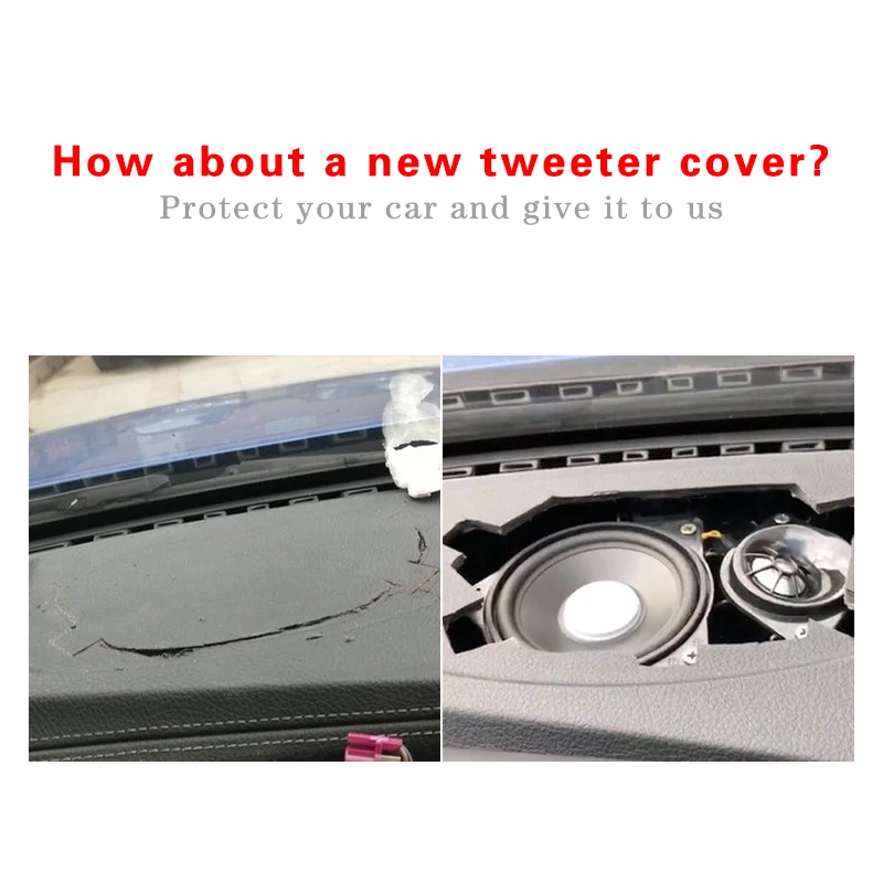 Dashboard audio cover for f30 f32 f34 bmw 3 4 GT series quality center tweeter speaker dashboard loudspeaker cover stickers trim