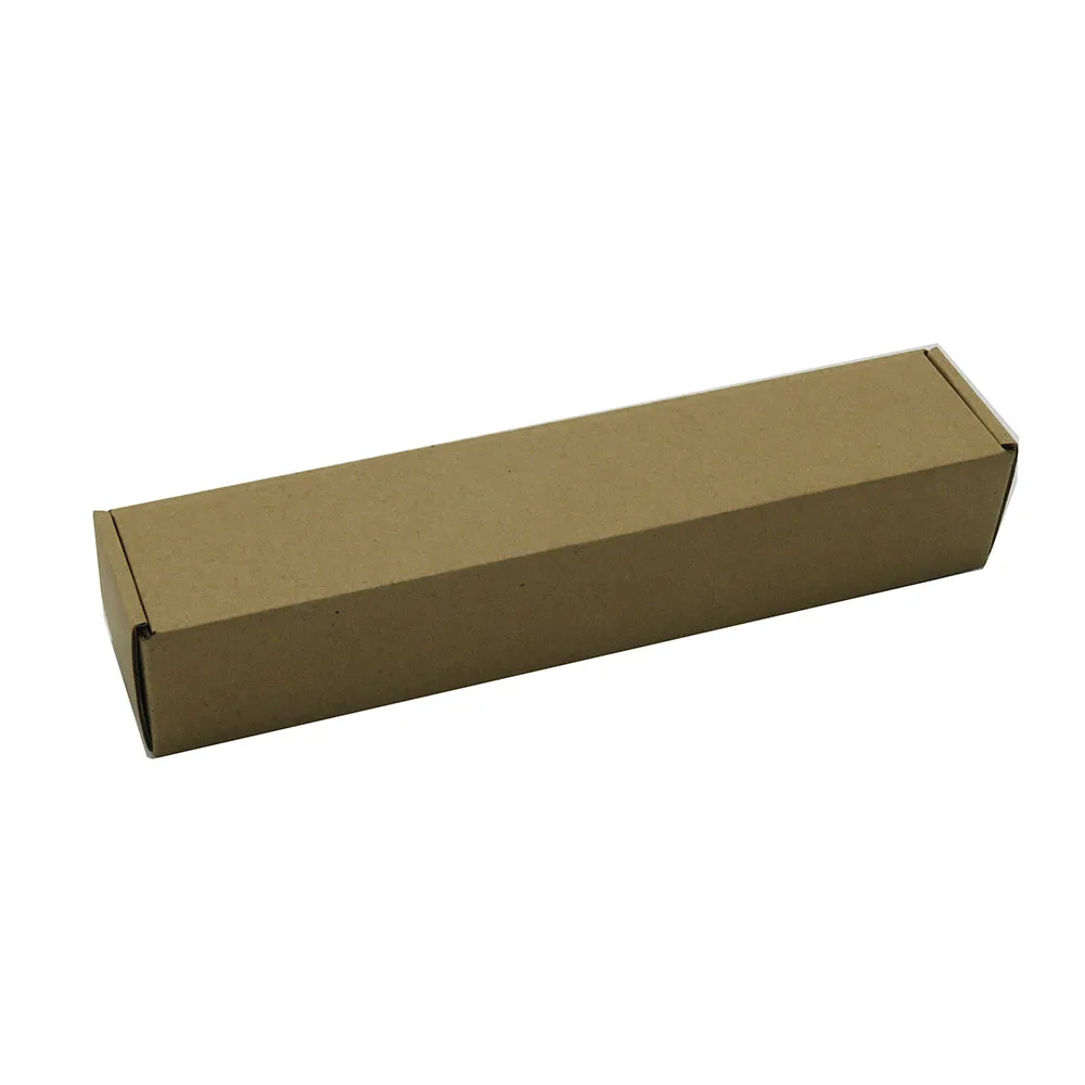 small long shape brown kraft flute corrugated cardboard flower poster packaging mailer carton shipping box