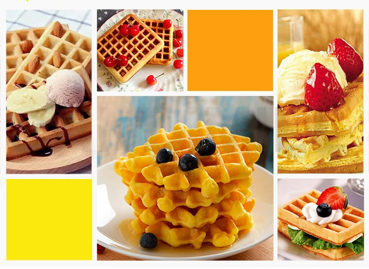 CANDIMILL 110V/220V Commercial Waffle Maker Eggettes Puff Egg Waffle Iron Lattice Cake Waffle Machine Muffin Toaster