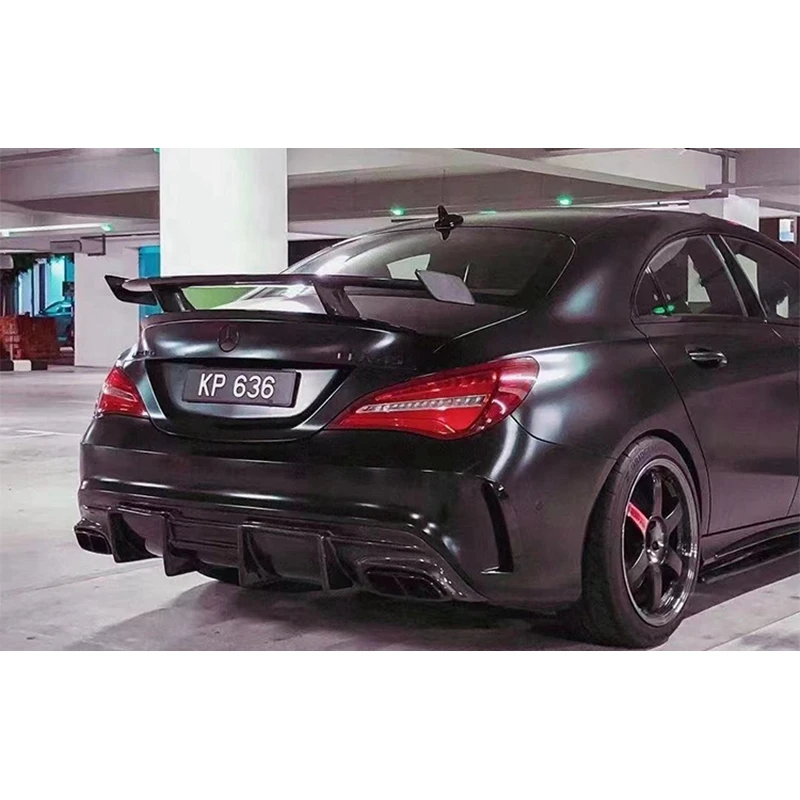 GT Spoiler Wing Lid For Mercedes - Benz CLA CLASS W117 CLA45 Carbon Fiber Rear Trunk Spoiler 2013 2014 2015 2016