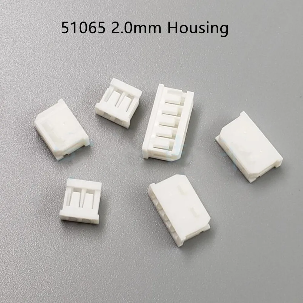 51065 2.0mm Connector Male Plug Plastic Shell Housing 2/3/4/5/6/7/8/9/10P