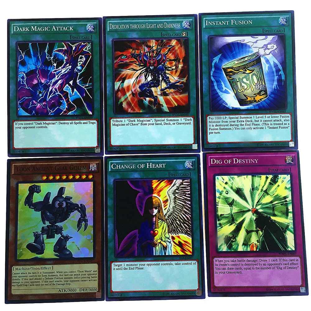 Dark Magician Anime Yugioh Collection Rare Cards Box Yu Gi Oh Playing Game Trading Battle Collectibles Cards for Child Gift Toys